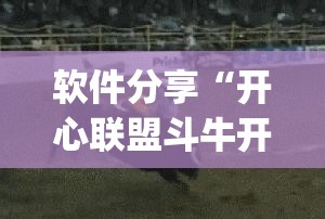 软件分享“开心联盟斗牛开挂教程”开挂(透视)辅助教程