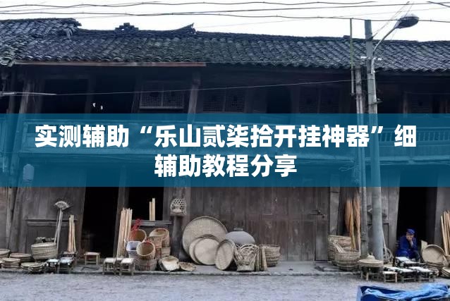 实测辅助“乐山贰柒拾开挂神器	”细辅助教程分享