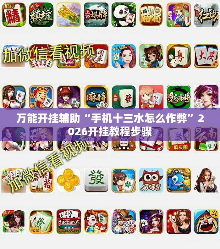 万能开挂辅助“手机十三水怎么作弊”2026开挂教程步骤