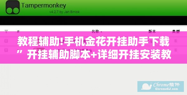 教程辅助!手机金花开挂助手下载”开挂辅助脚本+详细开挂安装教程