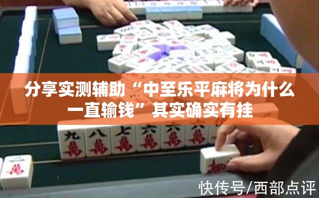 分享实测辅助“中至乐平麻将为什么一直输钱”其实确实有挂