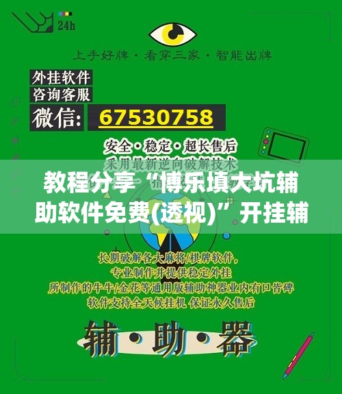 教程分享“博乐填大坑辅助软件免费(透视)”开挂辅助脚本+详细开挂安装教程
