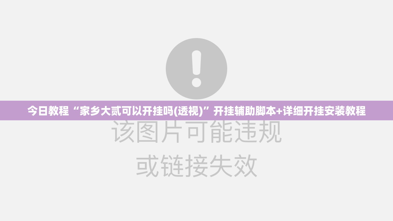 今日教程“家乡大贰可以开挂吗(透视)”开挂辅助脚本+详细开挂安装教程