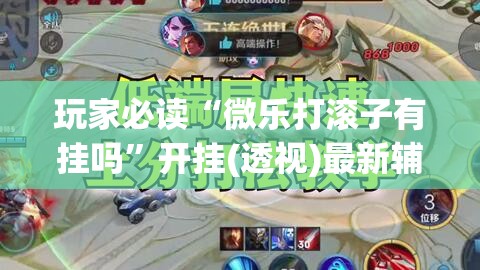玩家必读“微乐打滚子有挂吗”开挂(透视)最新辅助详细
