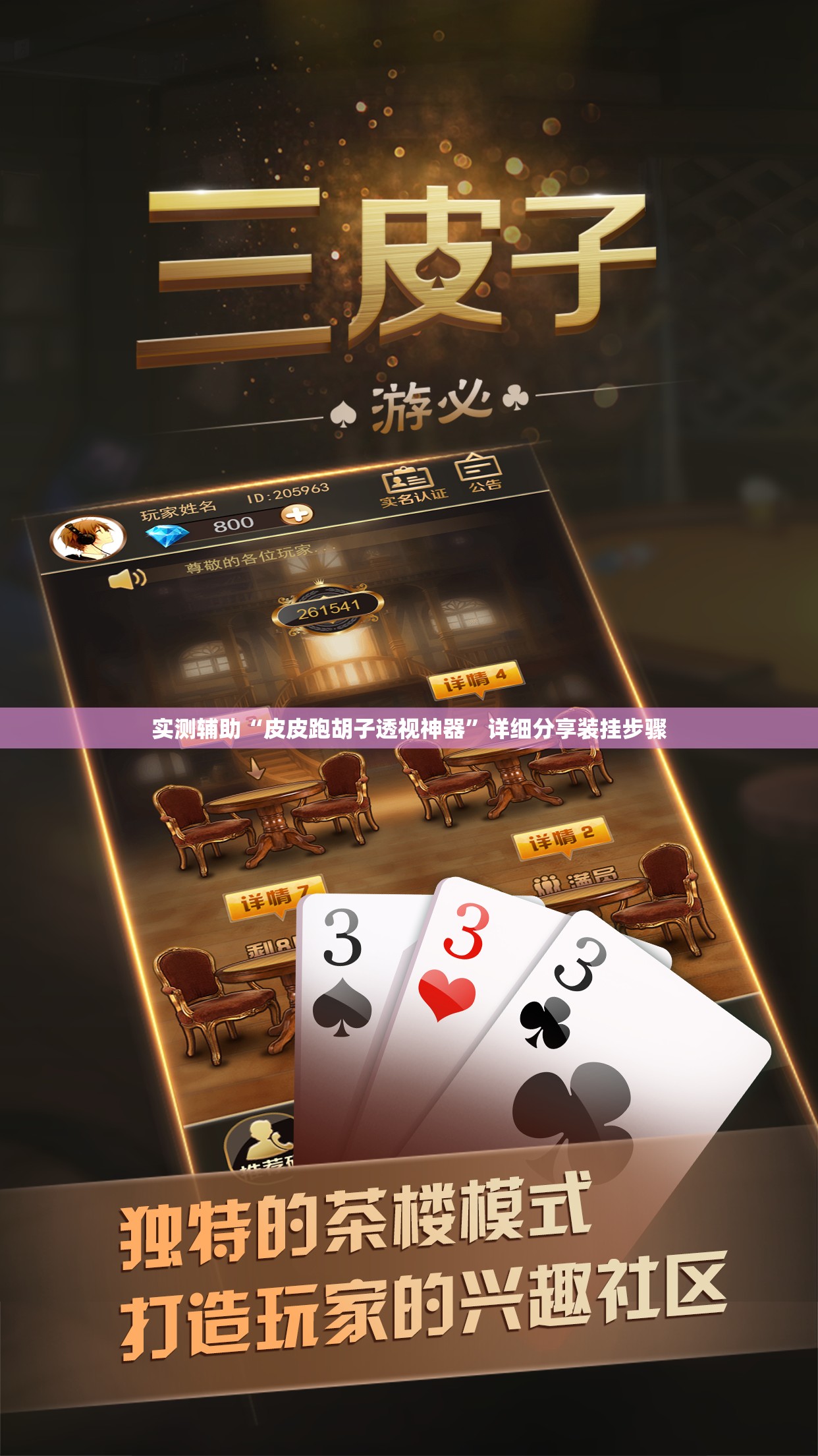 实测辅助“皮皮跑胡子透视神器	”详细分享装挂步骤