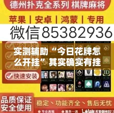 实测辅助“今日花牌怎么开挂	”其实确实有挂