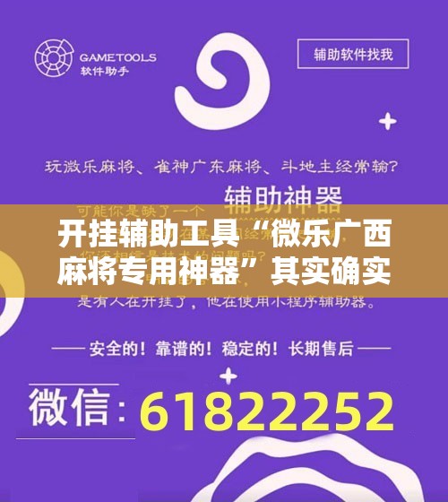 开挂辅助工具“微乐广西麻将专用神器”其实确实有挂