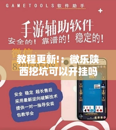 教程更新!：微乐陕西挖坑可以开挂吗”详细分享装挂步骤
