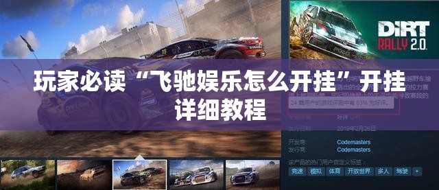 玩家必读“飞驰娱乐怎么开挂”开挂详细教程