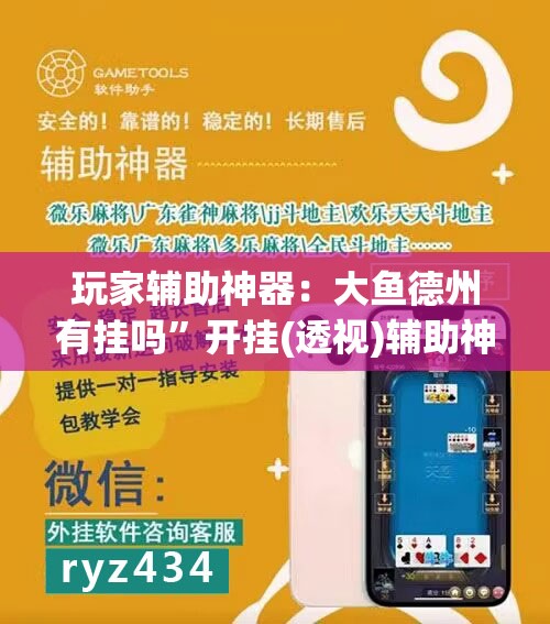 玩家辅助神器：大鱼德州有挂吗”开挂(透视)辅助神器