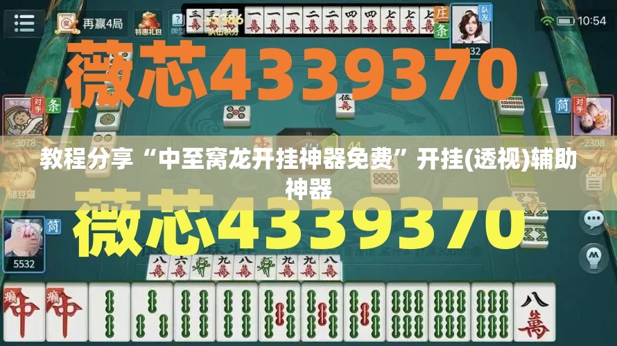 教程分享“中至窝龙开挂神器免费”开挂(透视)辅助神器