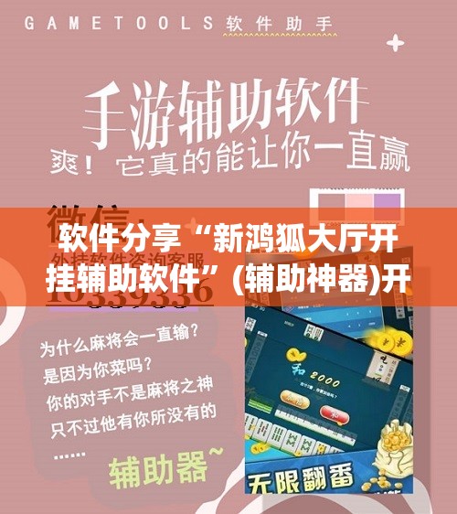 软件分享“新鸿狐大厅开挂辅助软件”(辅助神器)开挂详细教程