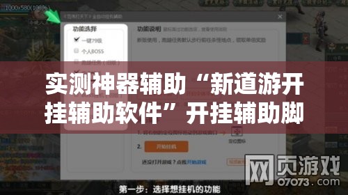 实测神器辅助“新道游开挂辅助软件”开挂辅助脚本+详细开挂安装教程