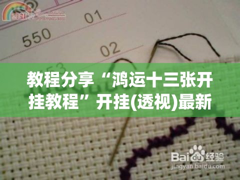 教程分享“鸿运十三张开挂教程”开挂(透视)最新辅助详细
