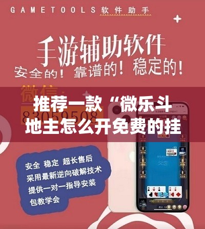 推荐一款“微乐斗地主怎么开免费的挂”开挂(透视)辅助教程