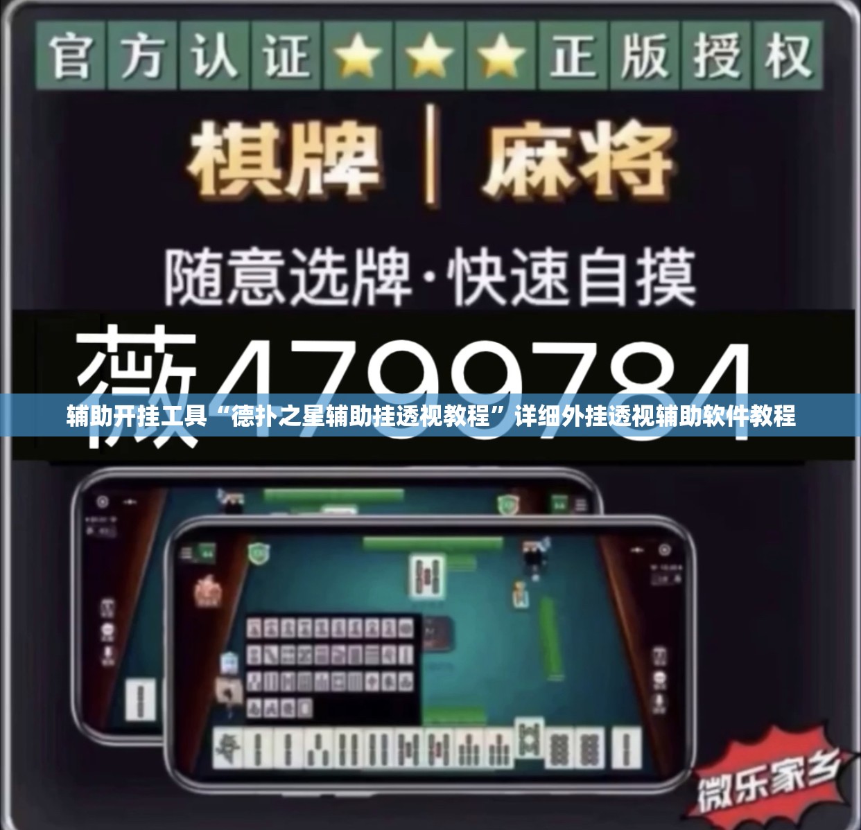 辅助开挂工具“德扑之星辅助挂透视教程”详细外挂透视辅助软件教程
