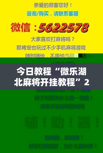 今日教程“微乐湖北麻将开挂教程	”2026开挂教程步骤