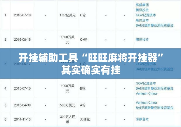 开挂辅助工具“旺旺麻将开挂器	”其实确实有挂