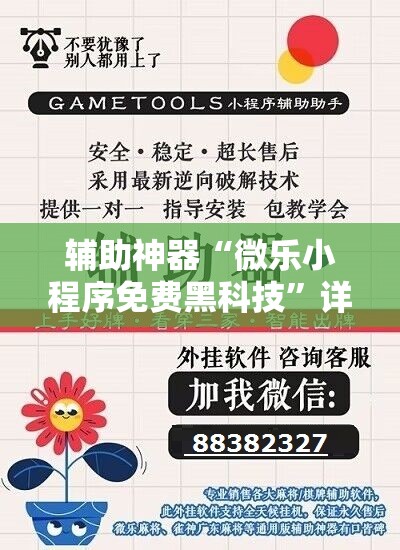 辅助神器“微乐小程序免费黑科技”详细分享装挂步骤
