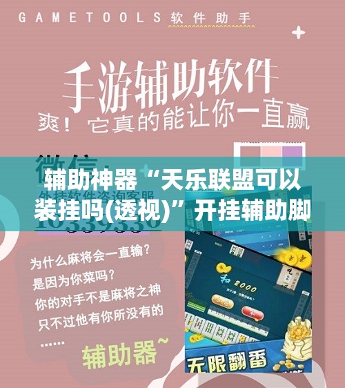 辅助神器“天乐联盟可以装挂吗(透视)”开挂辅助脚本+详细开挂安装教程