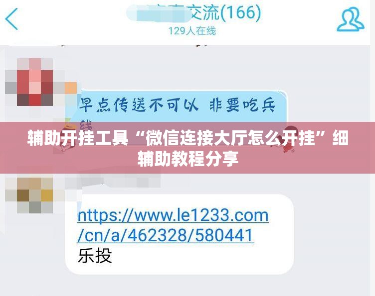 辅助开挂工具“微信连接大厅怎么开挂	”细辅助教程分享