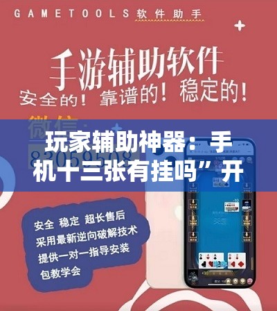 玩家辅助神器：手机十三张有挂吗”开挂详细教程