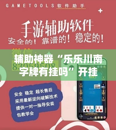 辅助神器“乐乐川南字牌有挂吗”开挂(透视)辅助神器
