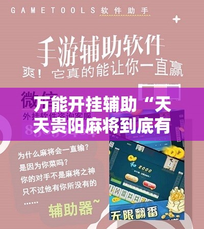 万能开挂辅助“天天贵阳麻将到底有没有挂”详细分享装挂步骤