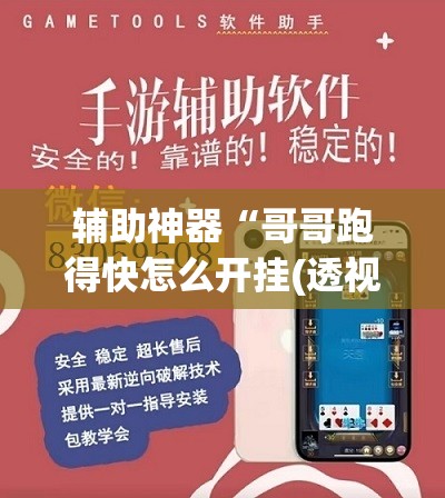 辅助神器“哥哥跑得快怎么开挂(透视)”开挂辅助脚本+详细开挂安装教程