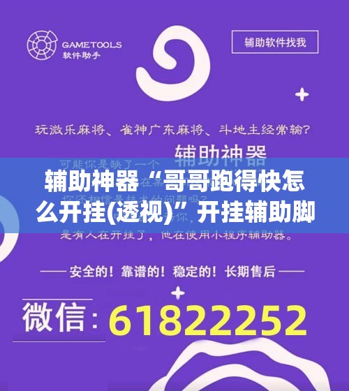 辅助神器“哥哥跑得快怎么开挂(透视)	”开挂辅助脚本+详细开挂安装教程