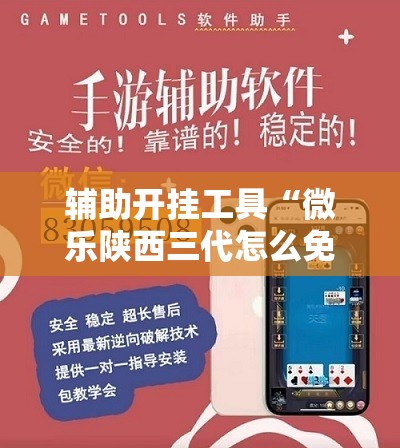 辅助开挂工具“微乐陕西三代怎么免费开挂	”开挂详细教程