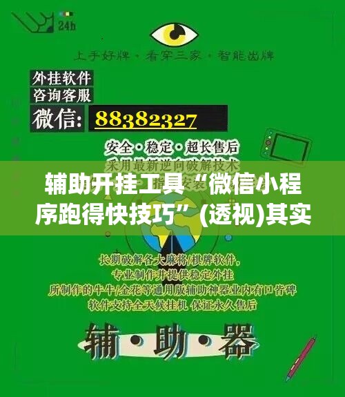 辅助开挂工具“微信小程序跑得快技巧”(透视)其实确实有挂
