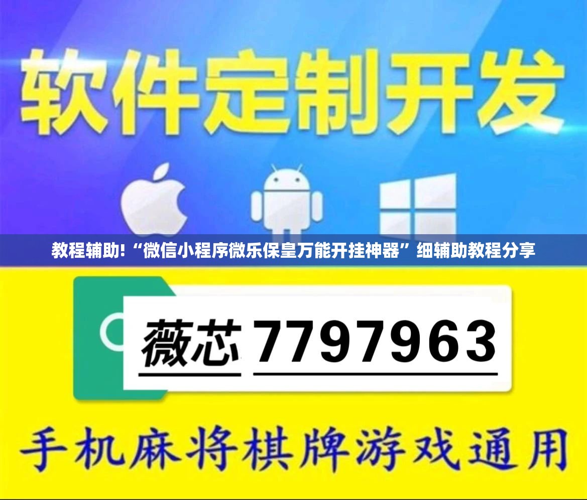 教程辅助!“微信小程序微乐保皇万能开挂神器”细辅助教程分享