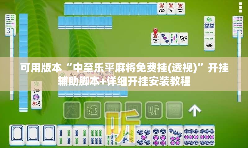 可用版本“中至乐平麻将免费挂(透视)”开挂辅助脚本+详细开挂安装教程