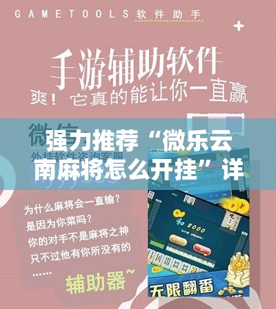 强力推荐“微乐云南麻将怎么开挂”详细开挂教程