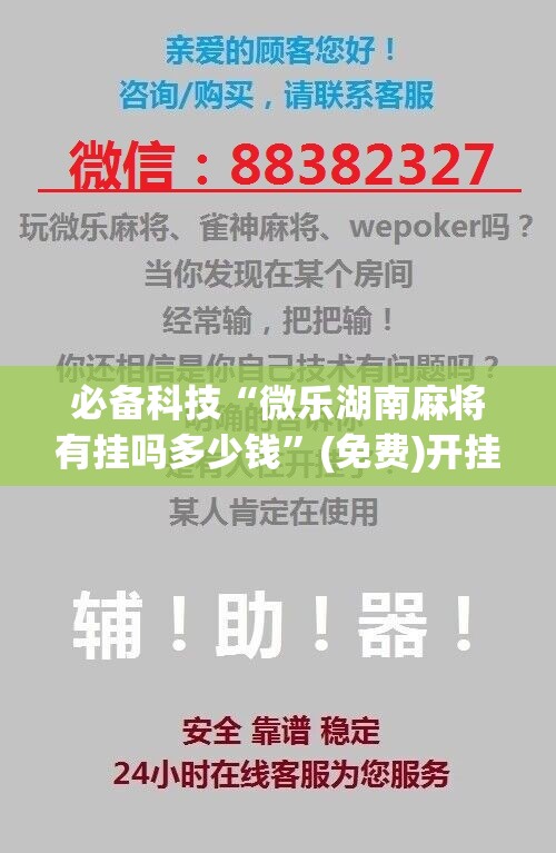必备科技“微乐湖南麻将有挂吗多少钱”(免费)开挂辅助教学(最新辅助开挂教程)