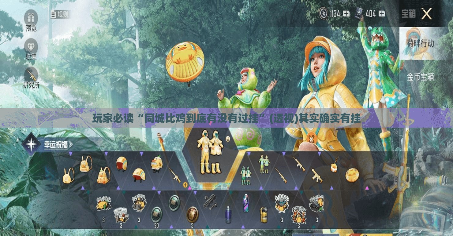 玩家必读“同城比鸡到底有没有过挂”(透视)其实确实有挂