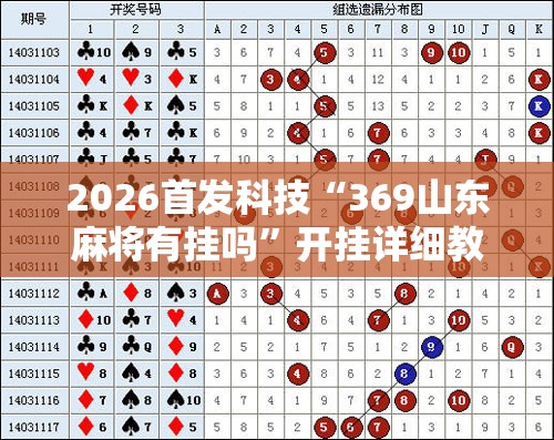 2026首发科技“369山东麻将有挂吗”开挂详细教程