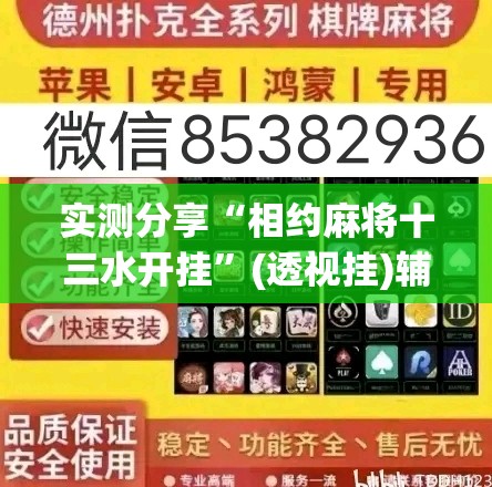 实测分享“相约麻将十三水开挂”(透视挂)辅助下载教程
