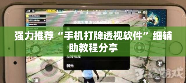 强力推荐“手机打牌透视软件”细辅助教程分享