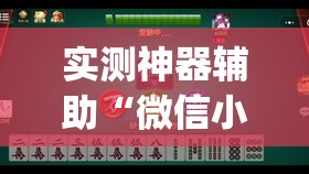 实测神器辅助“微信小程序微乐麻将挂	”开挂(透视)辅助教程