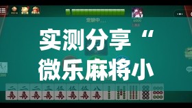 实测分享“微乐麻将小程序辅牌器”(辅助神器)开挂详细教程