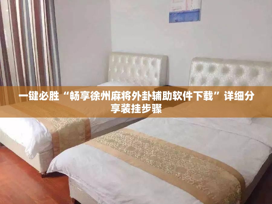 一键必胜“畅享徐州麻将外卦辅助软件下载”详细分享装挂步骤