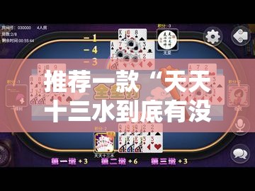 推荐一款“天天十三水到底有没有挂”开挂详细教程