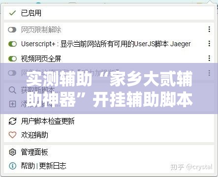 实测辅助“家乡大贰辅助神器”开挂辅助脚本+详细开挂安装教程