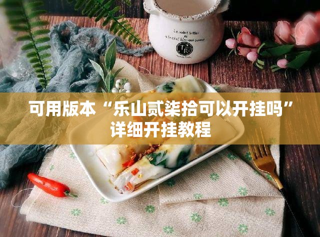 可用版本“乐山贰柒拾可以开挂吗”详细开挂教程