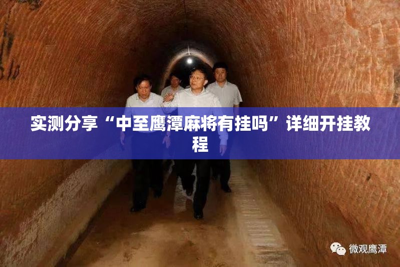 实测分享“中至鹰潭麻将有挂吗”详细开挂教程
