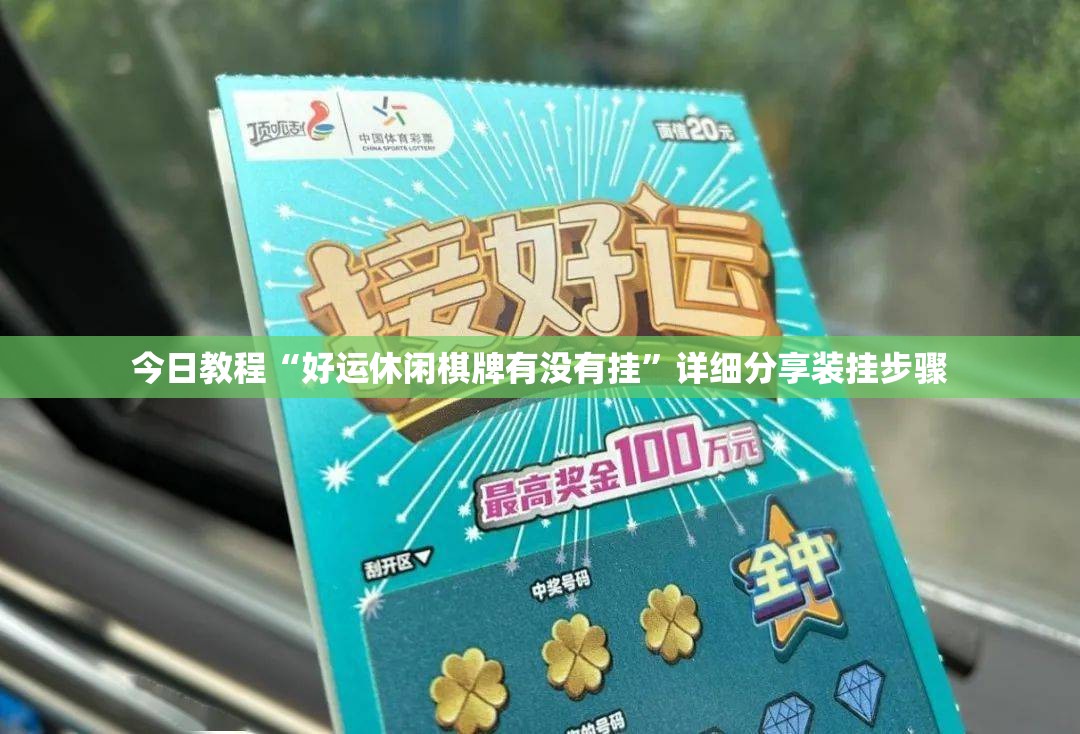 今日教程“好运休闲棋牌有没有挂”详细分享装挂步骤