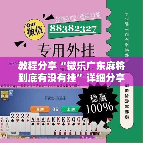 教程分享“微乐广东麻将到底有没有挂”详细分享装挂步骤