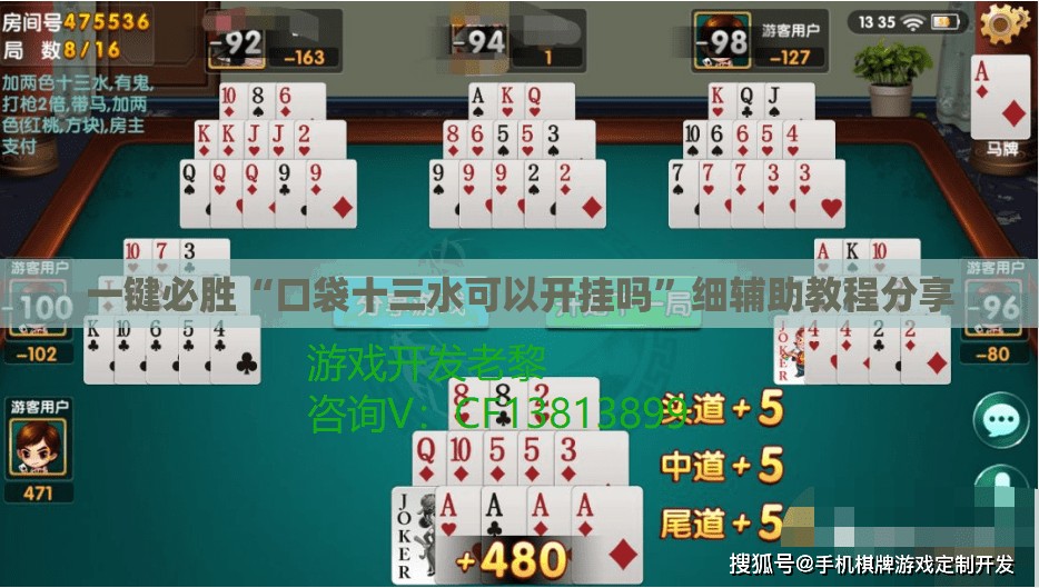 一键必胜“口袋十三水可以开挂吗”细辅助教程分享